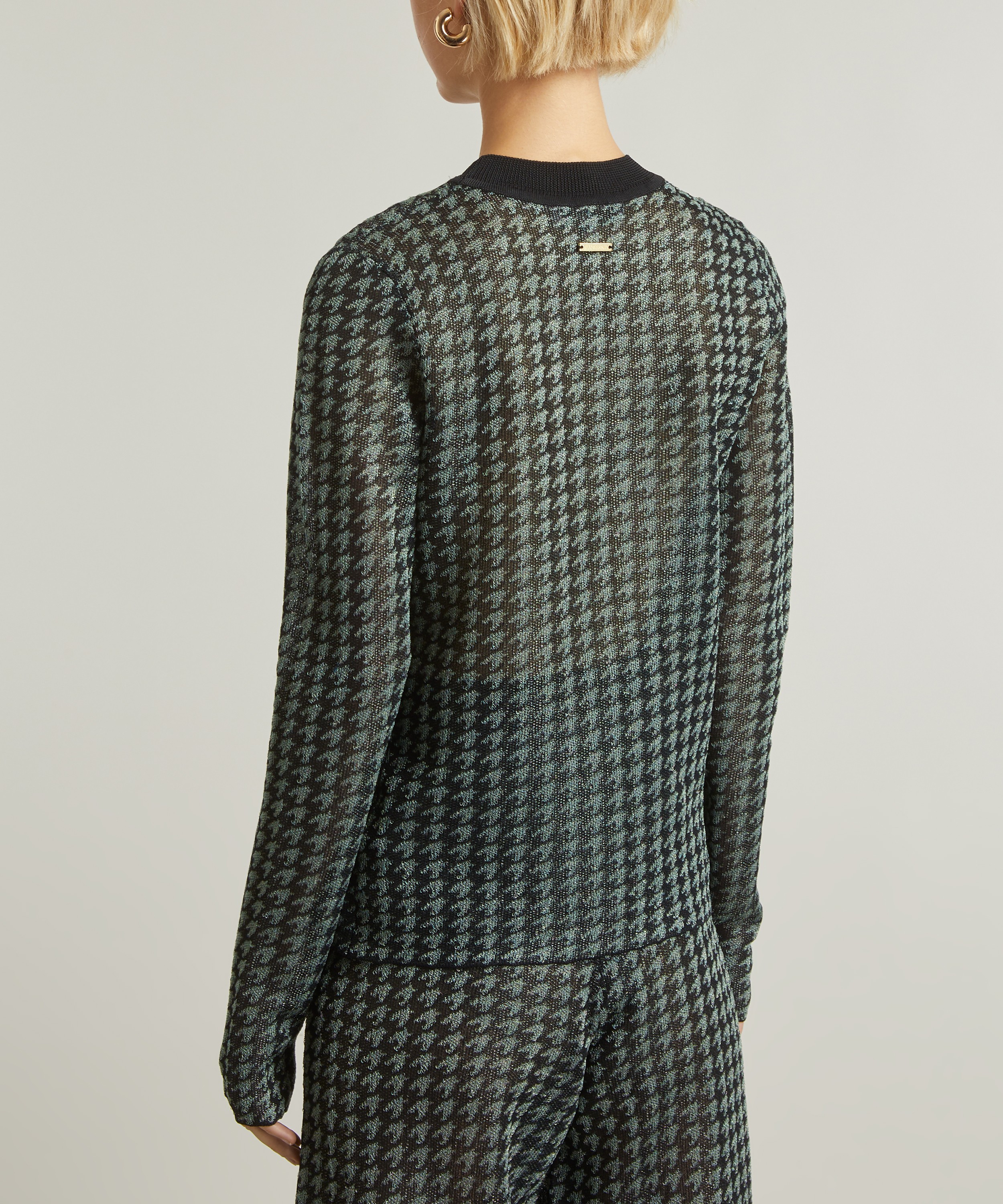 JW Anderson Sheer Jacquard Long Sleeve Top | Liberty