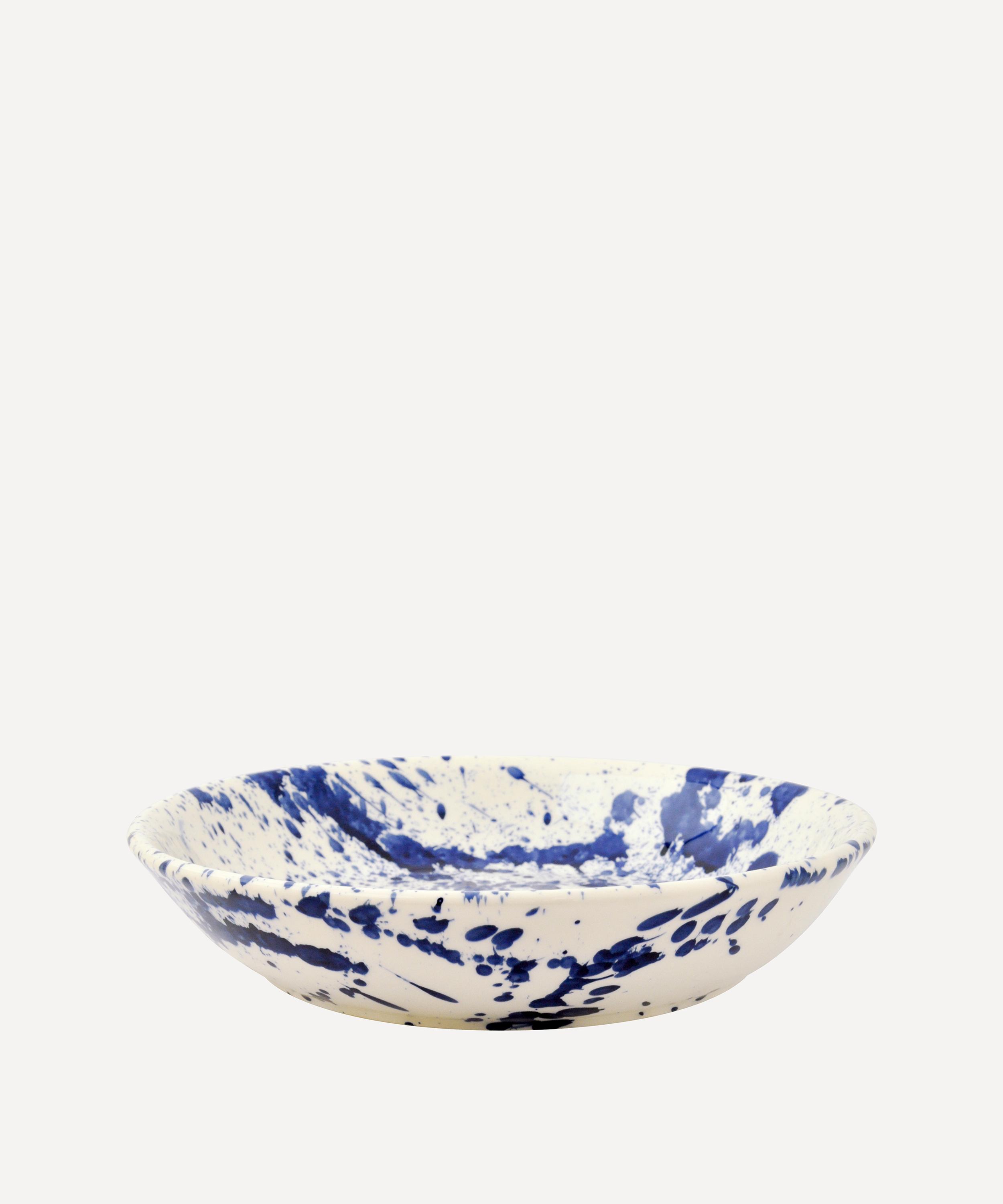 Emma Bridgewater - Blue Splatter Medium Pasta Bowl image number 0