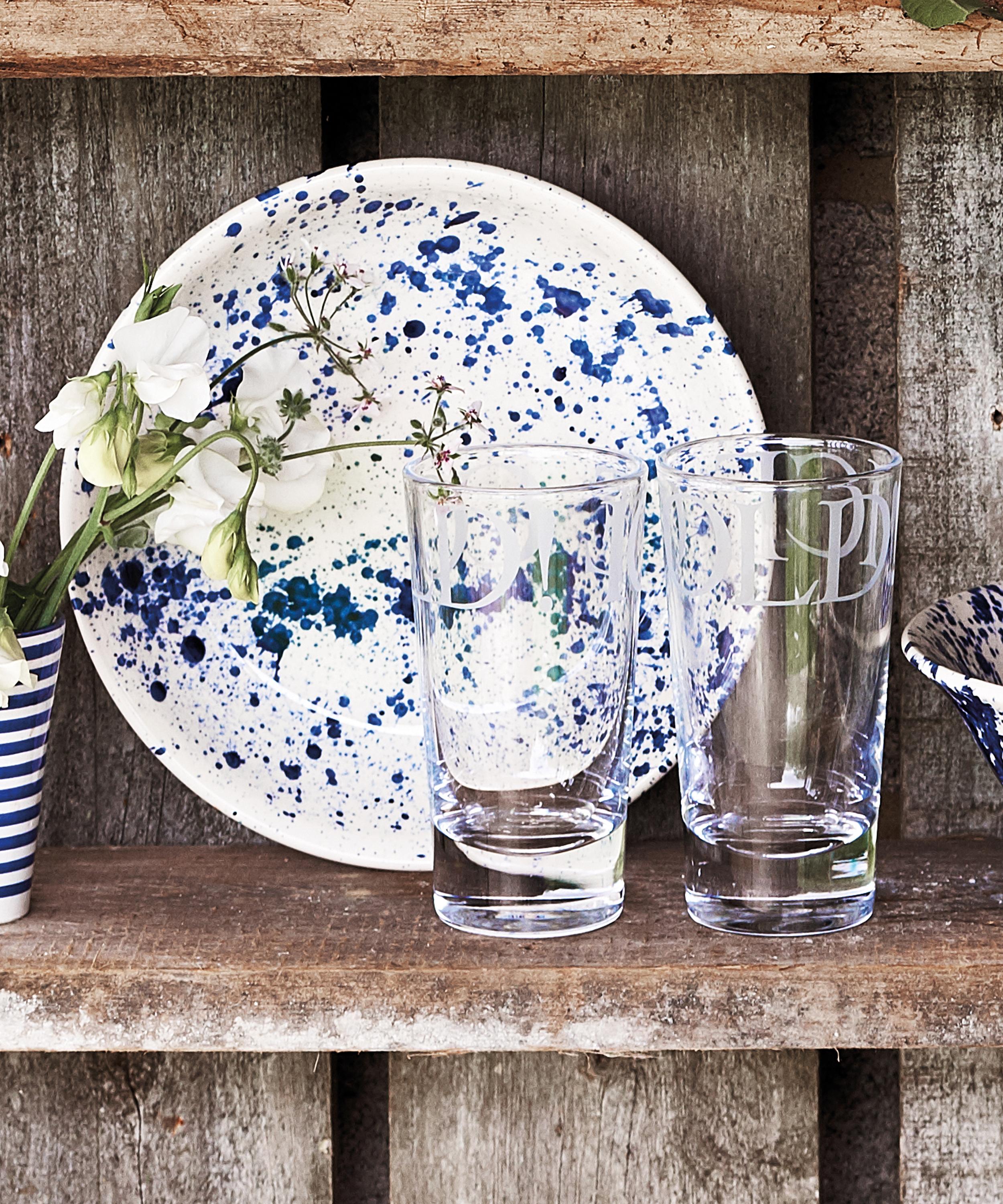 Emma Bridgewater - Blue Splatter Medium Pasta Bowl image number 1