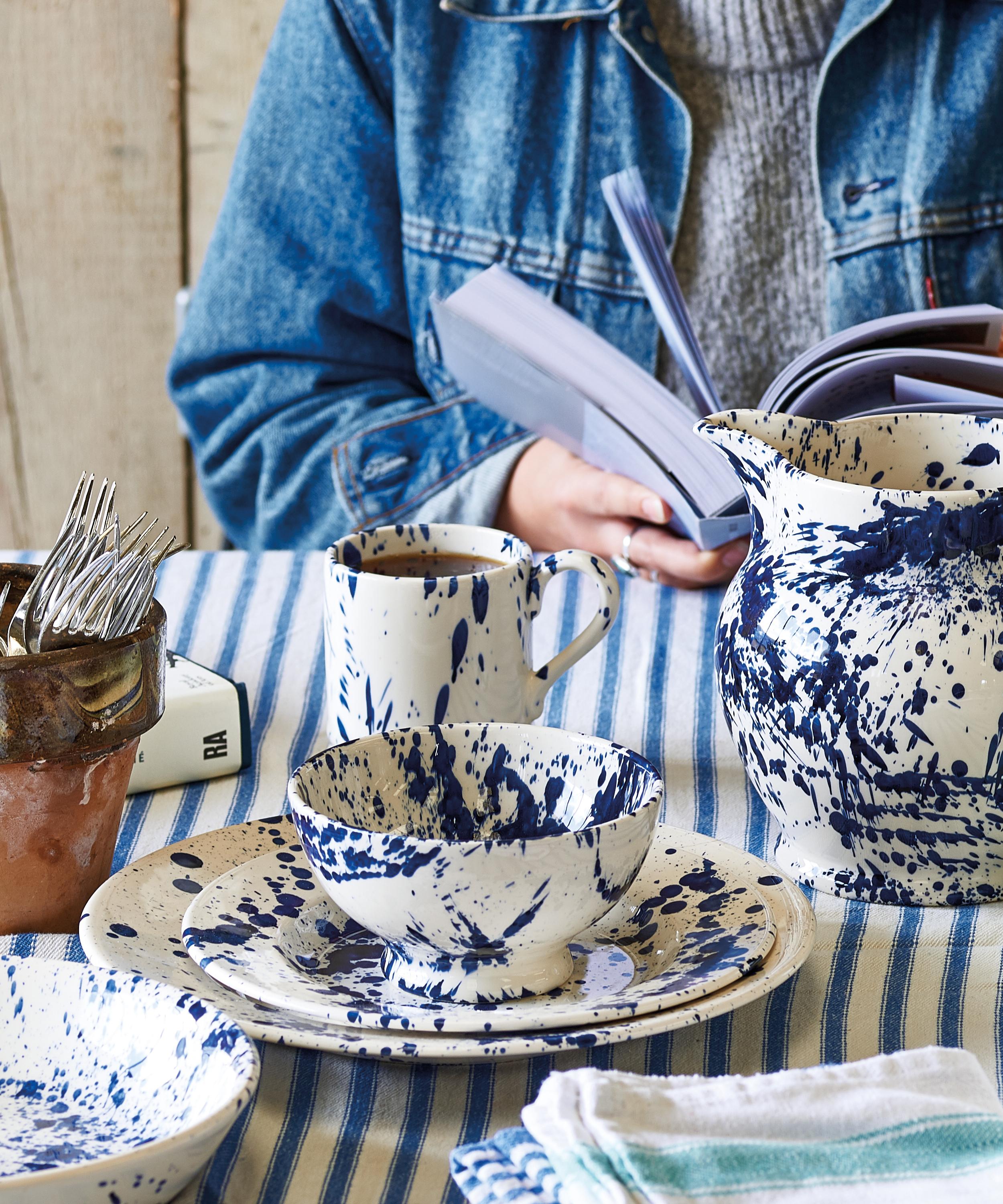 Emma Bridgewater Blue Splatter French Bowl | Liberty