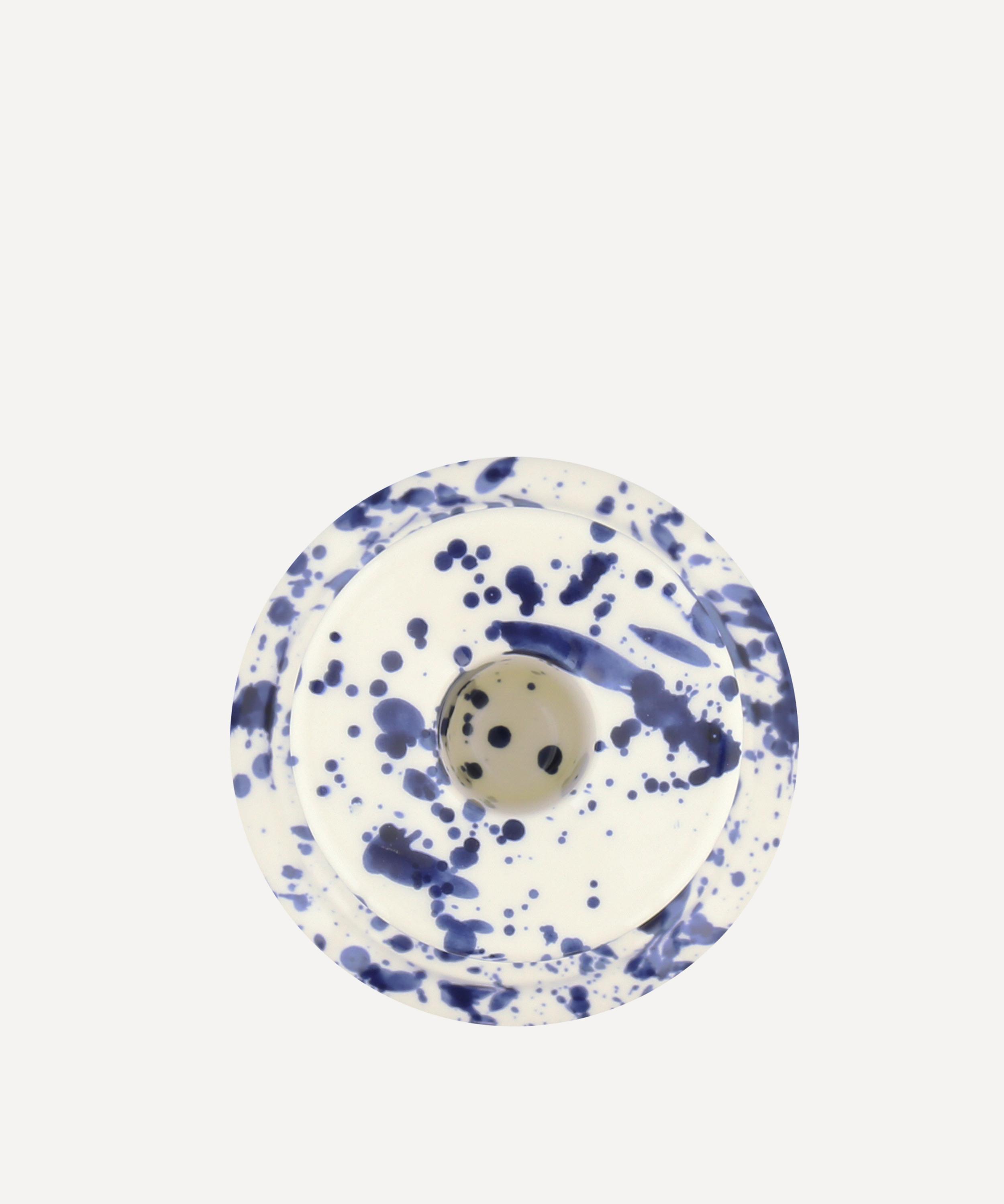 Emma Bridgewater - Blue Splatter Small Candlestick image number 3