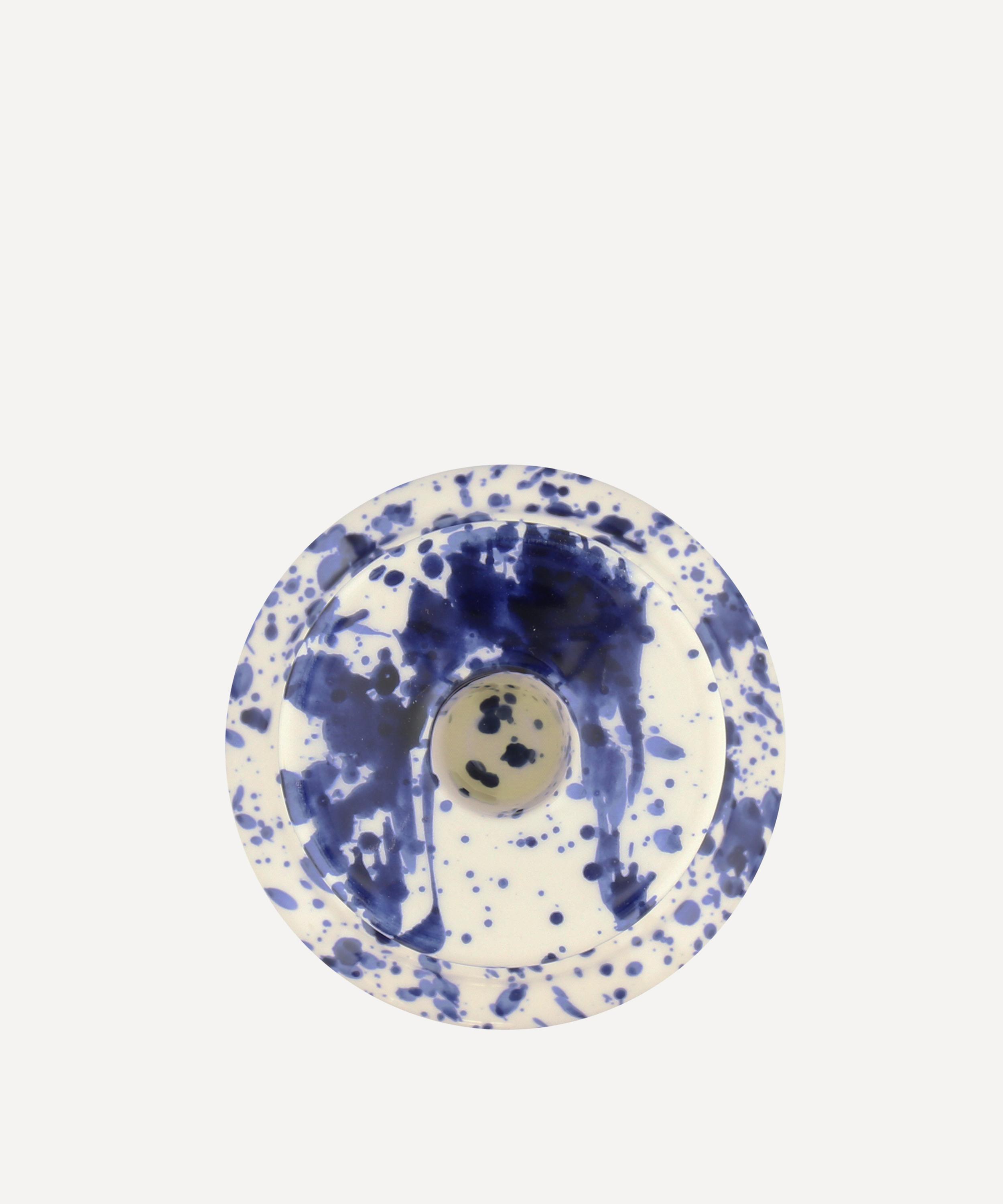 Emma Bridgewater - Blue Splatter Medium Candlestick image number 3