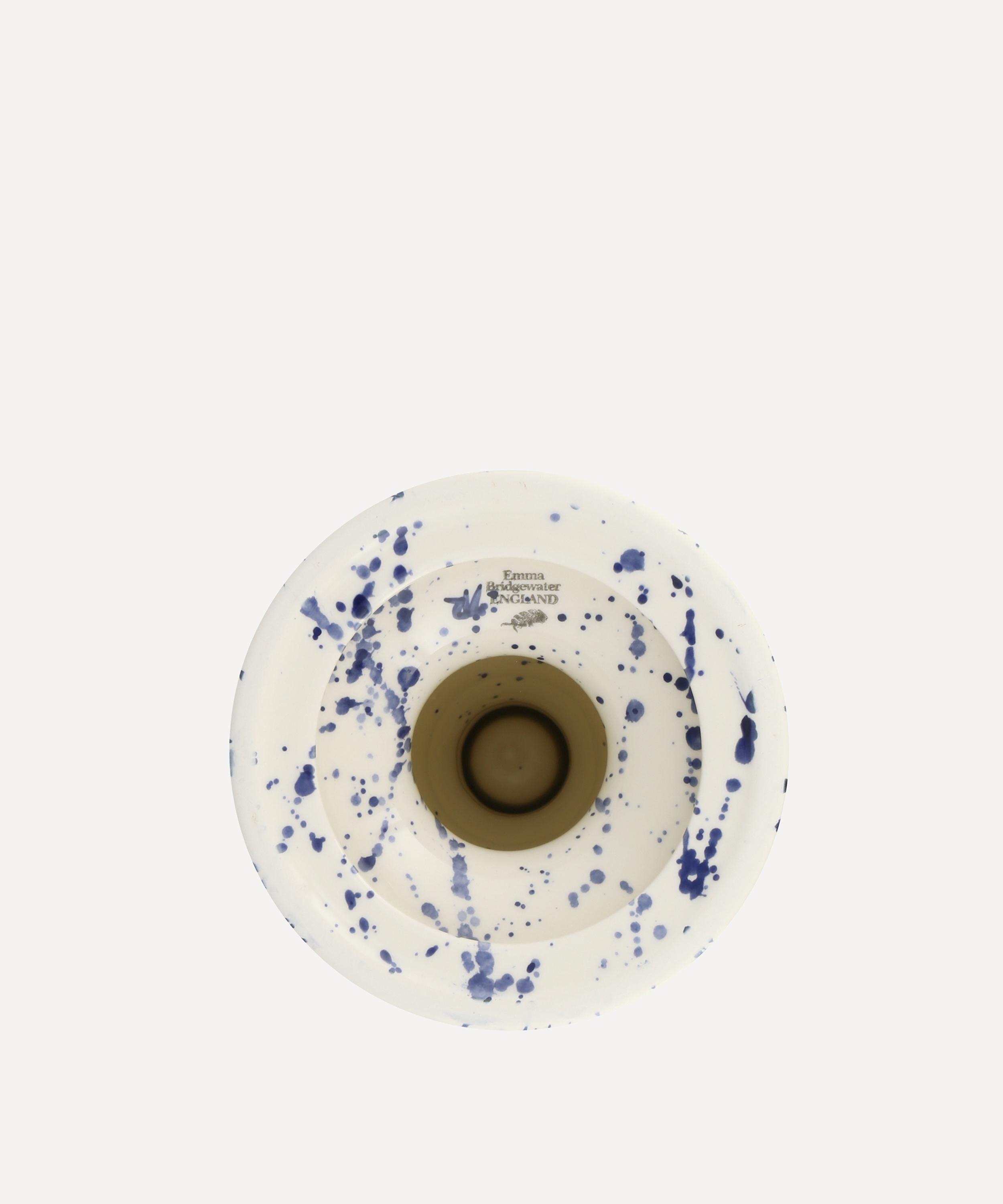 Emma Bridgewater - Blue Splatter Medium Candlestick image number 4