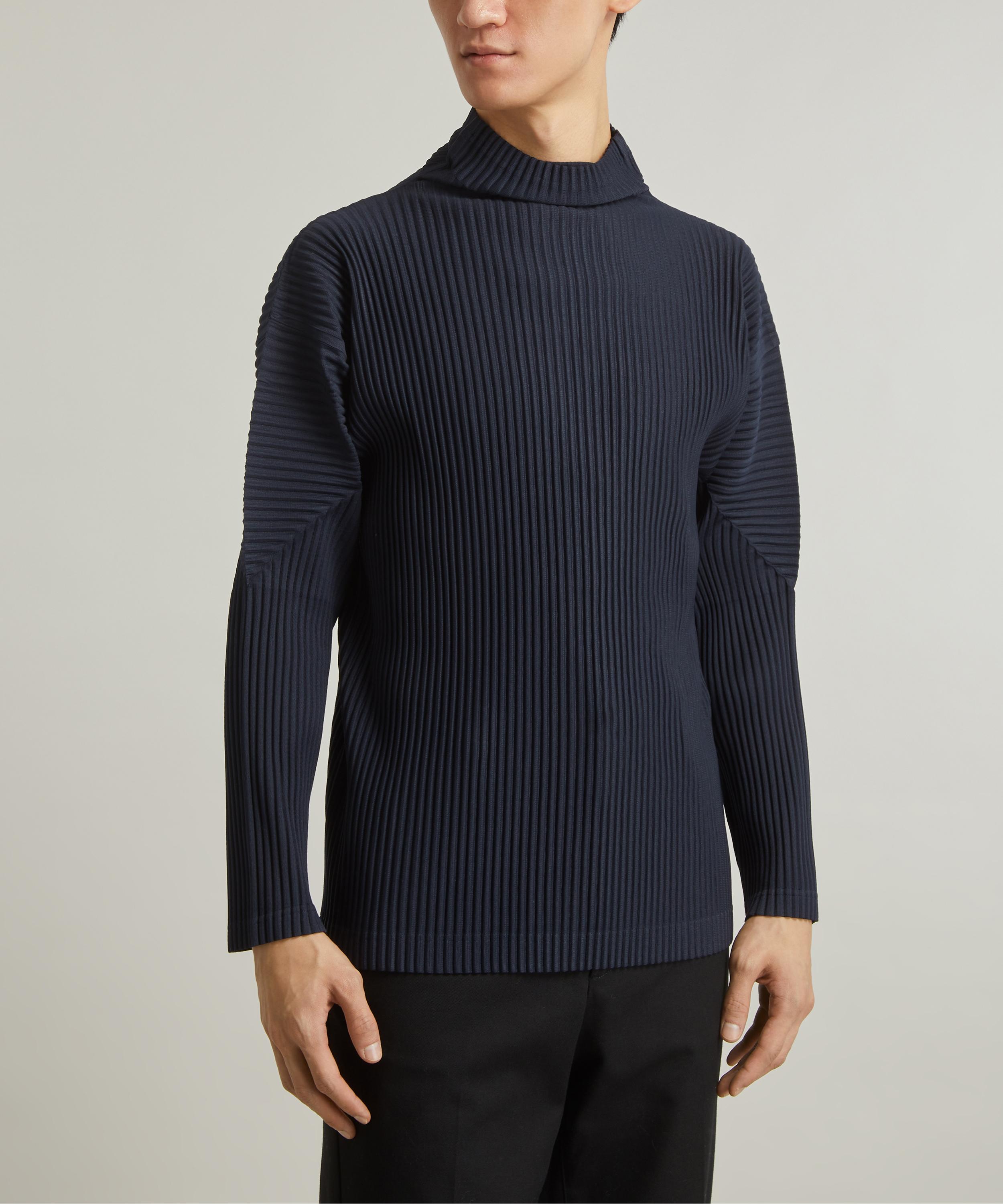 Homme Plisse Issey Miyake - Pleated Mock-Neck Top image number 2