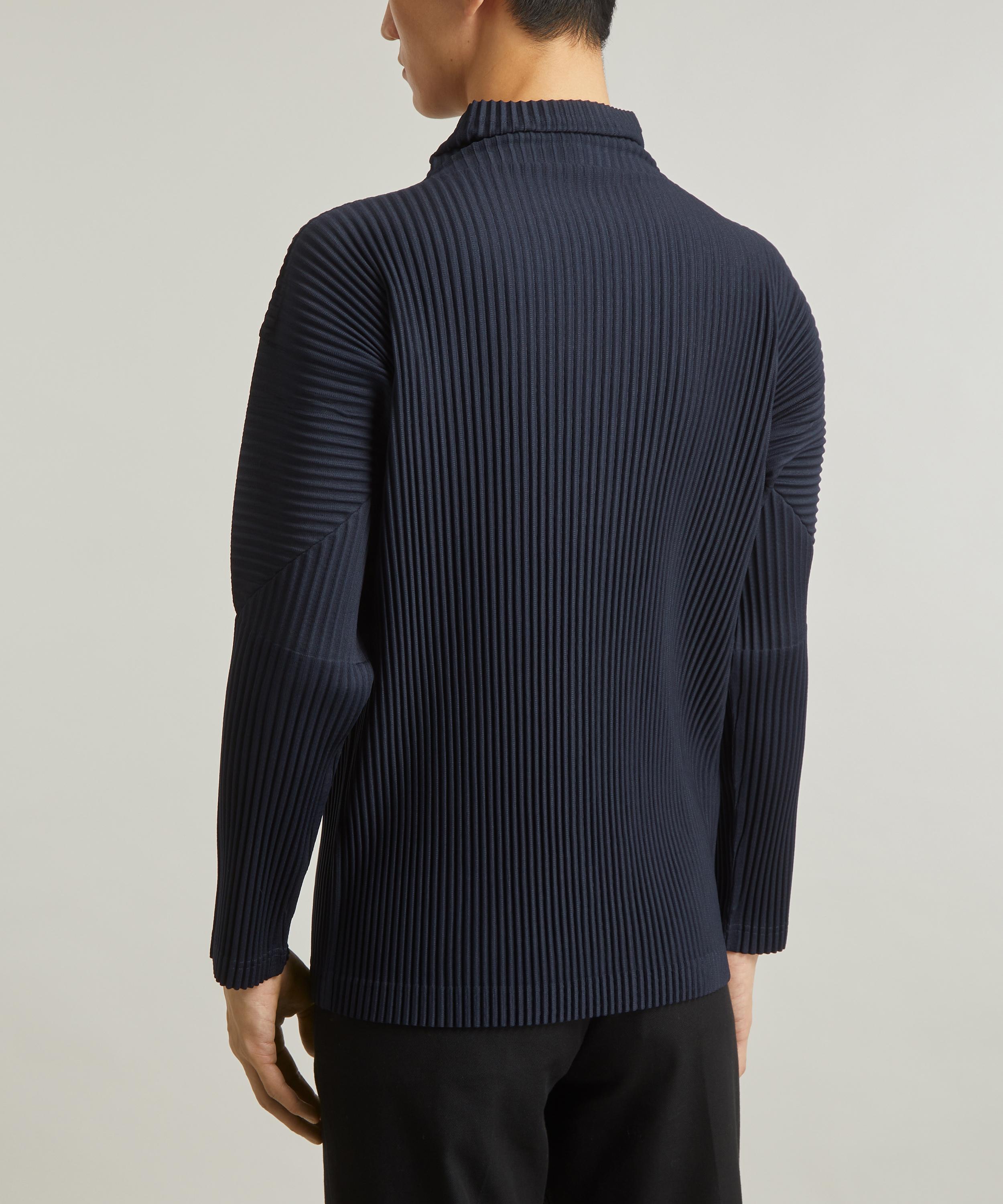 Homme Plisse Issey Miyake - Pleated Mock-Neck Top image number 3