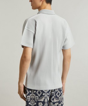 Homme Plisse Issey Miyake - Pleated Polo Shirt image number 3