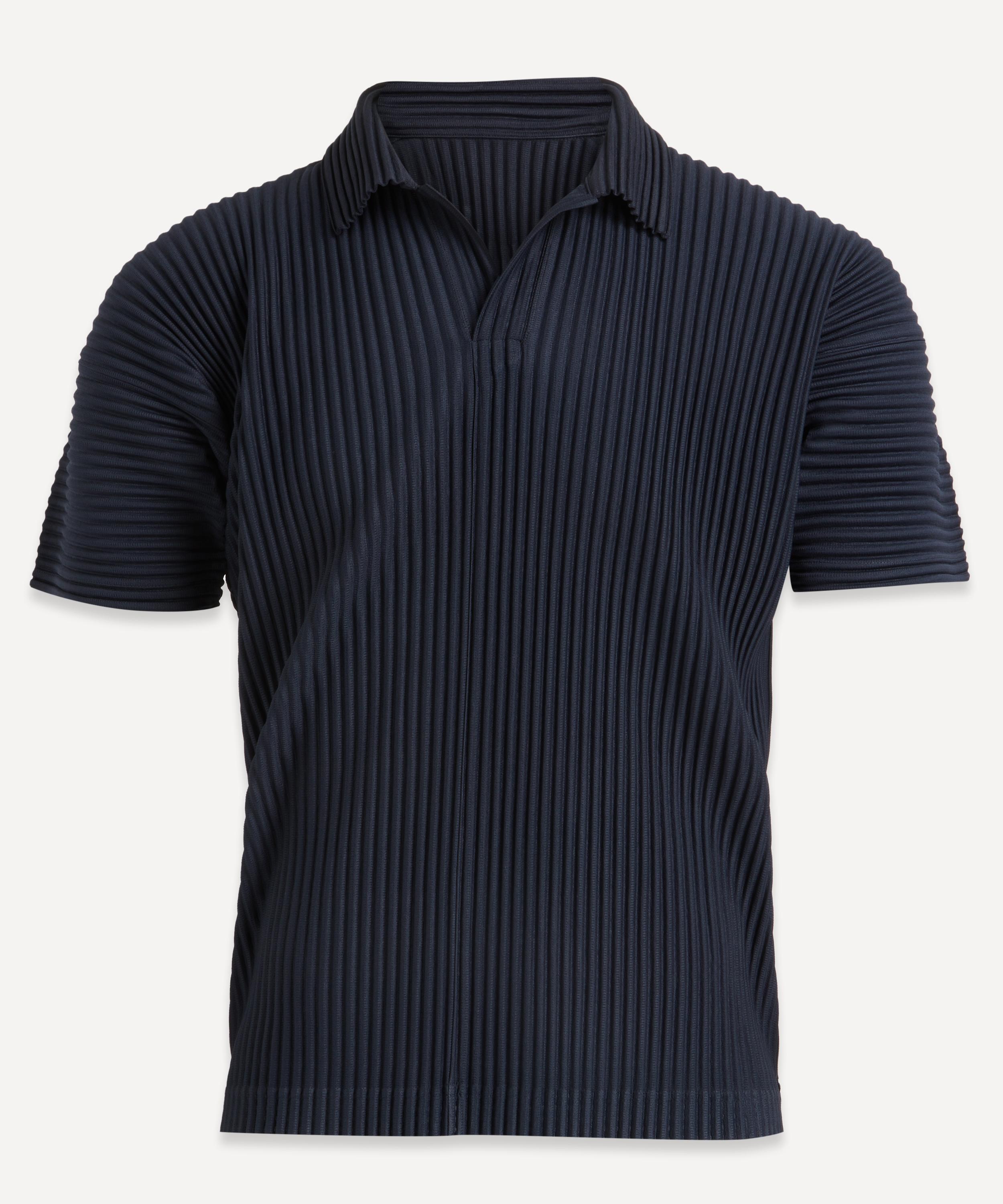 Pleated Polo Shirt