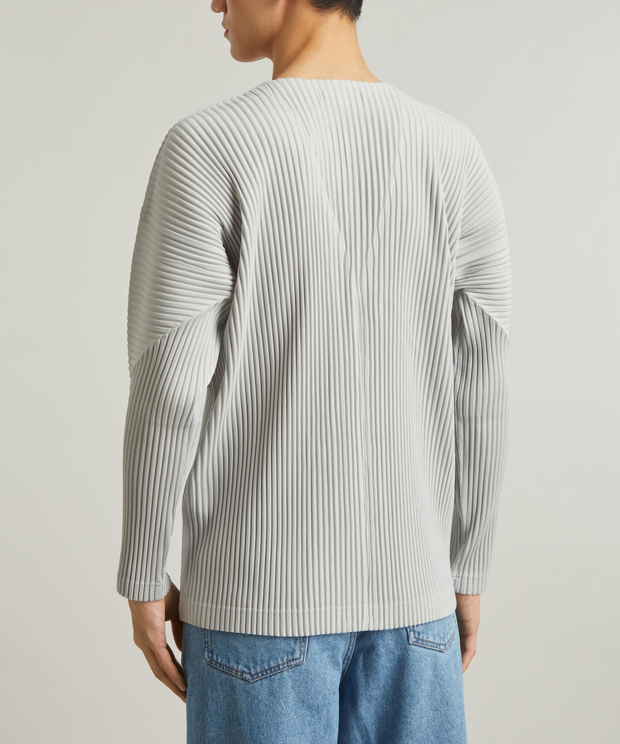 Homme Plisse Issey Miyake - Pleated V-Neck Cardigan image number 3