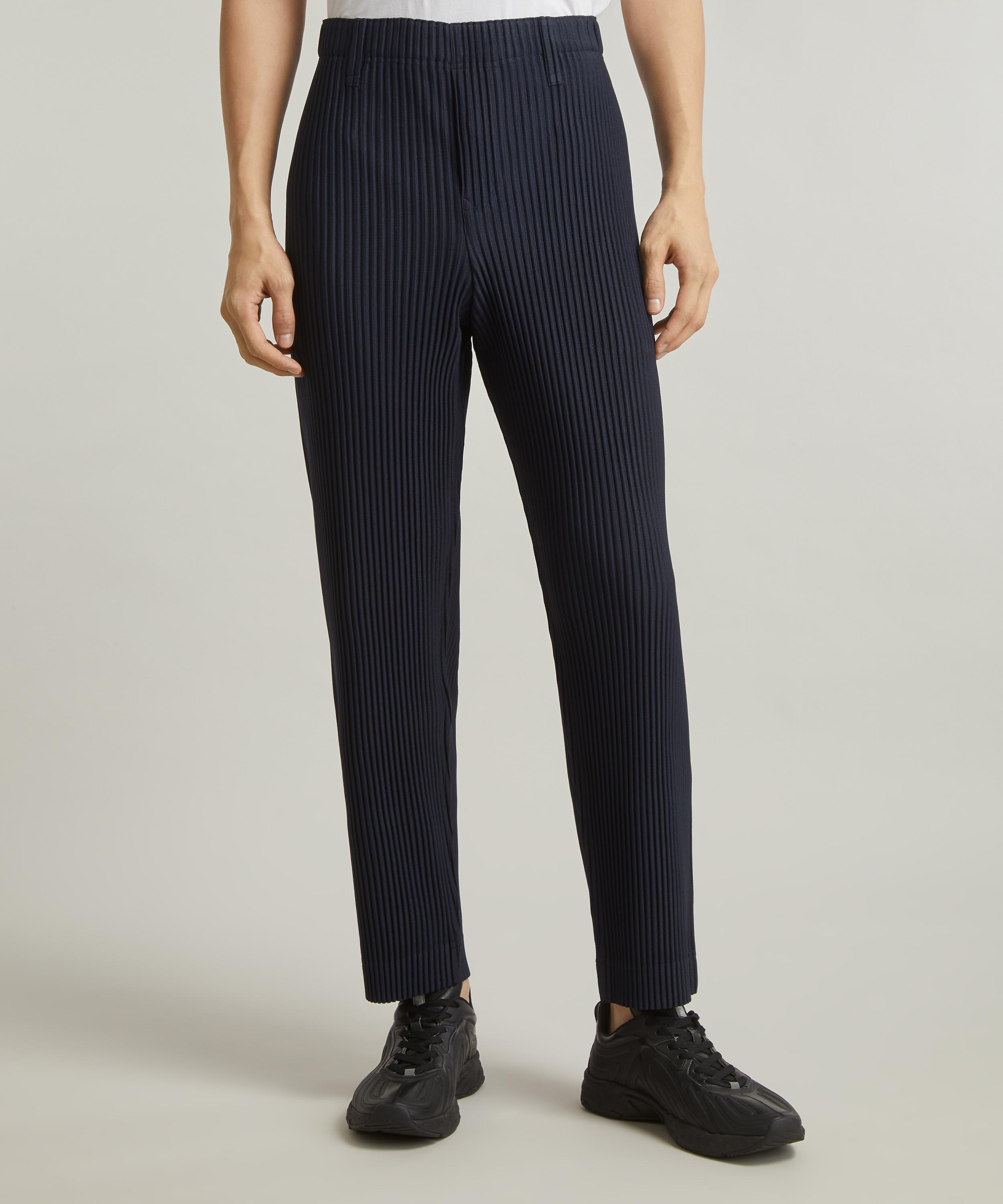 Homme Plisse Issey Miyake - Pleated Straight Leg Trousers image number 2