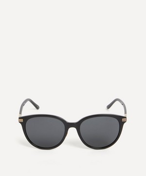 Gucci - Round Black Acetate Sunglasses image number 0