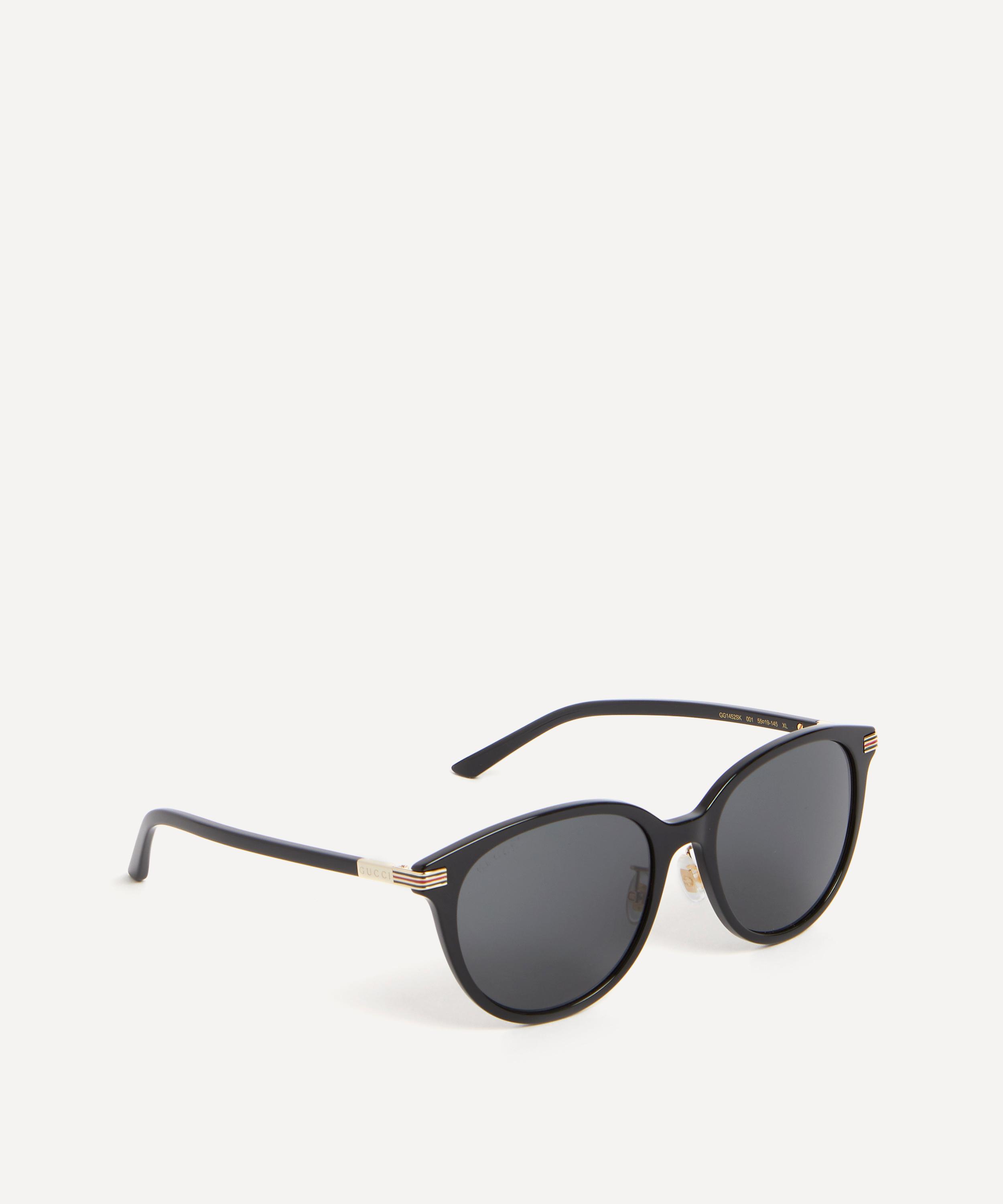 Gucci round 2024 black sunglasses