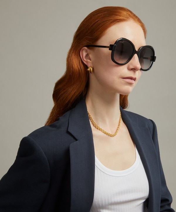 Gucci - Oversized Round Sunglasses image number null