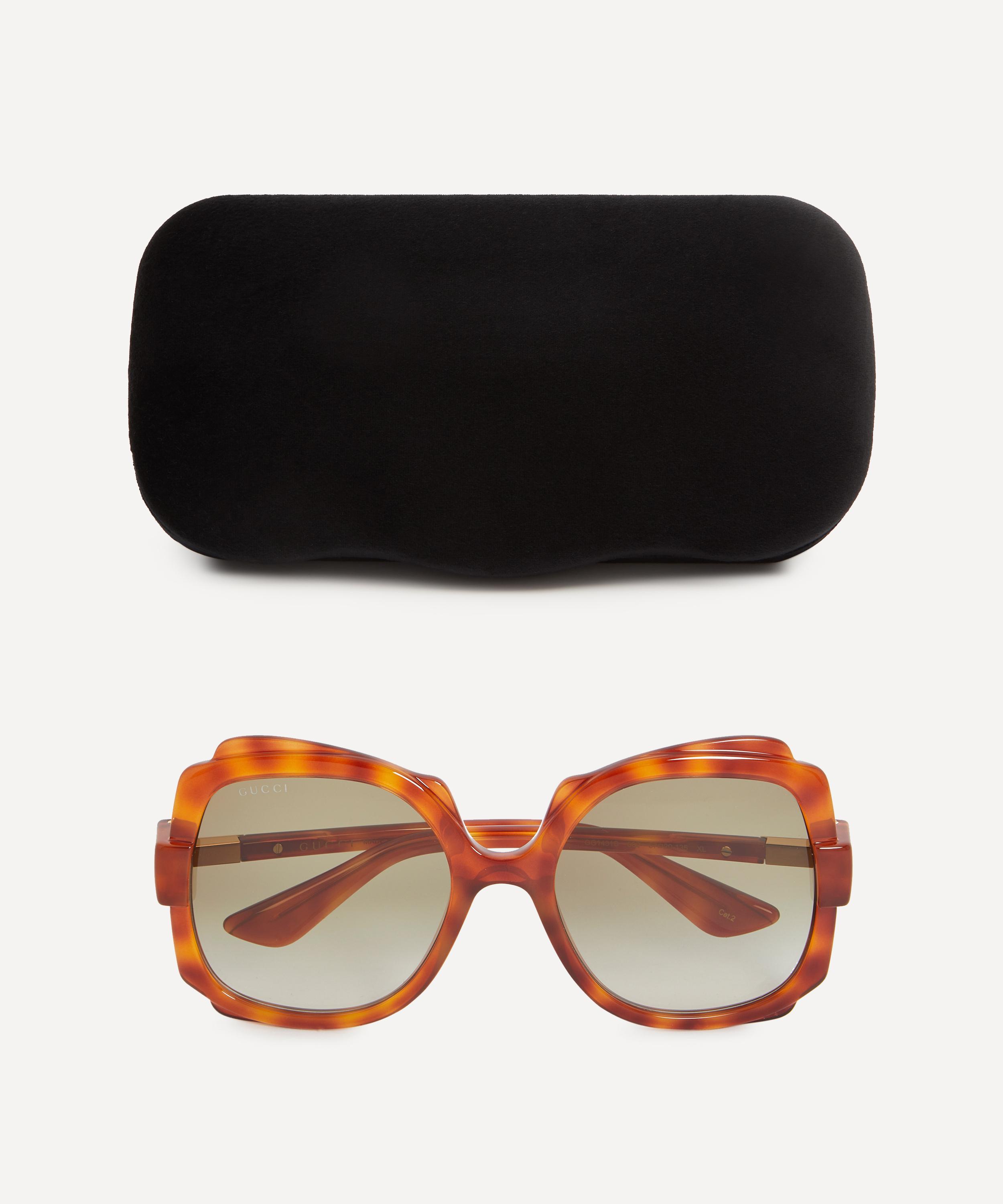 Gucci oversized butterfly sunglasses on sale