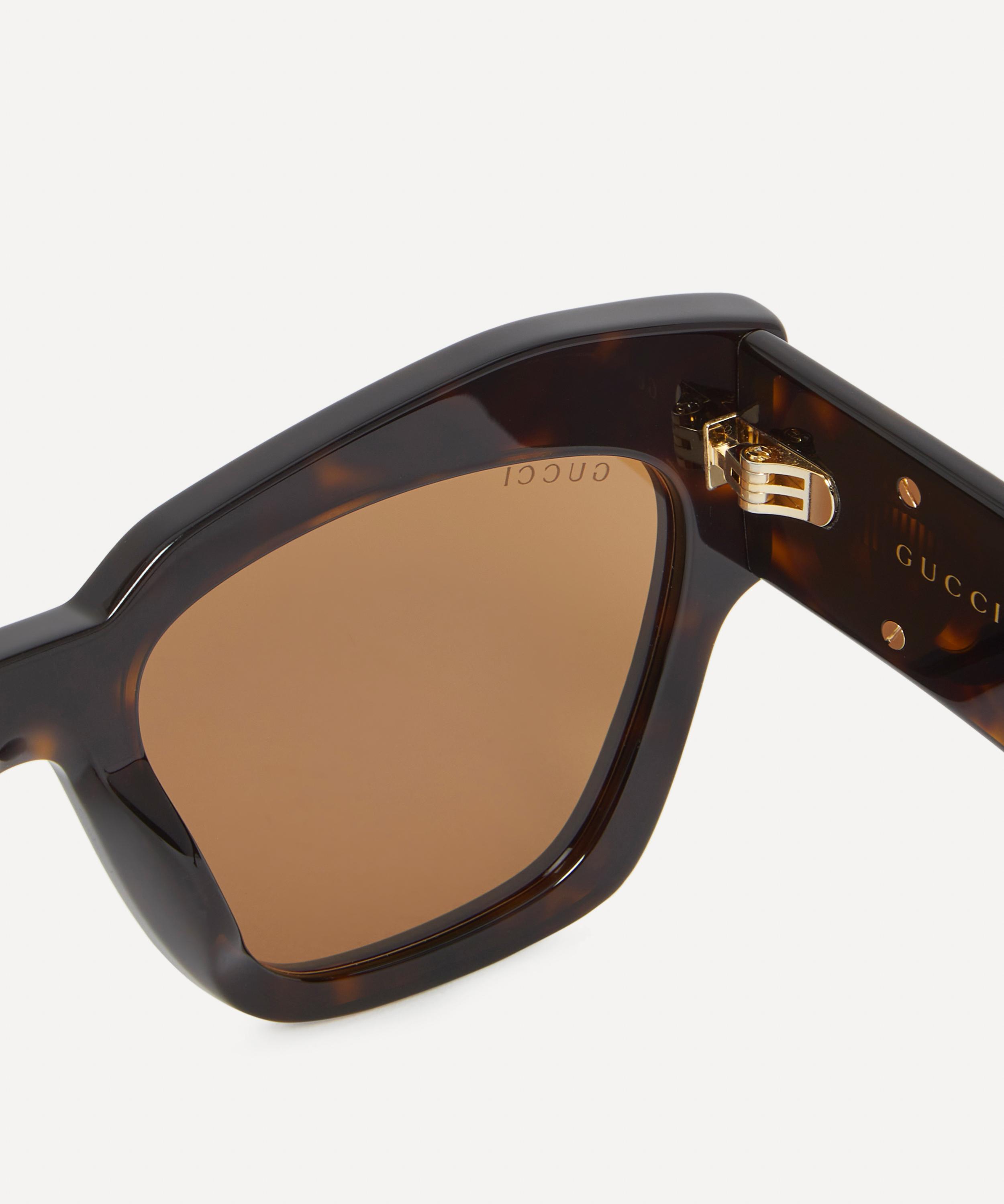 Gucci - Geometric Cat-Eye Sunglasses image number 2
