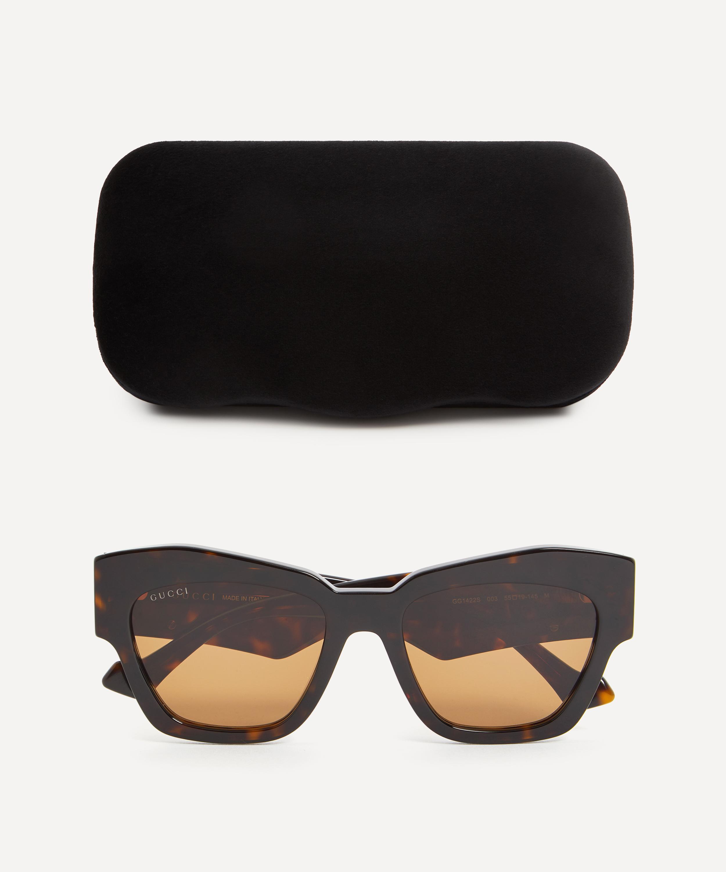 Gucci - Geometric Cat-Eye Sunglasses image number 3