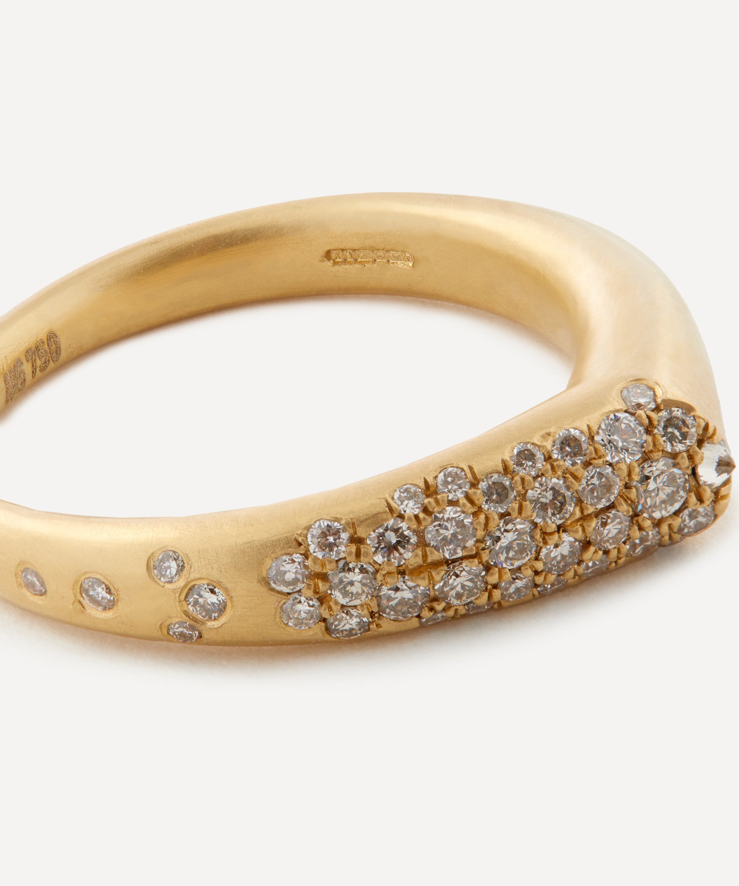 Nada Ghazal - 18ct Gold The Arch Power Ring image number 2