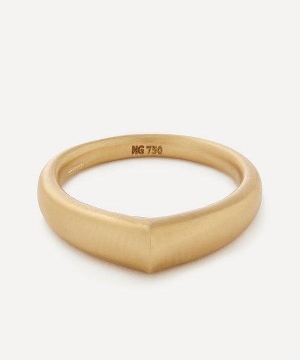 Nada Ghazal - 18ct Gold The Arch Pure Ring image number null