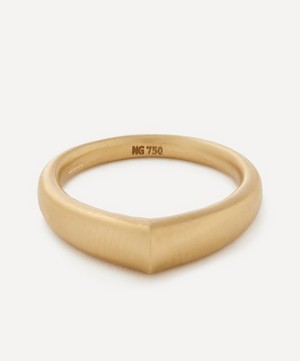 Nada Ghazal - 18ct Gold The Arch Pure Ring image number 0