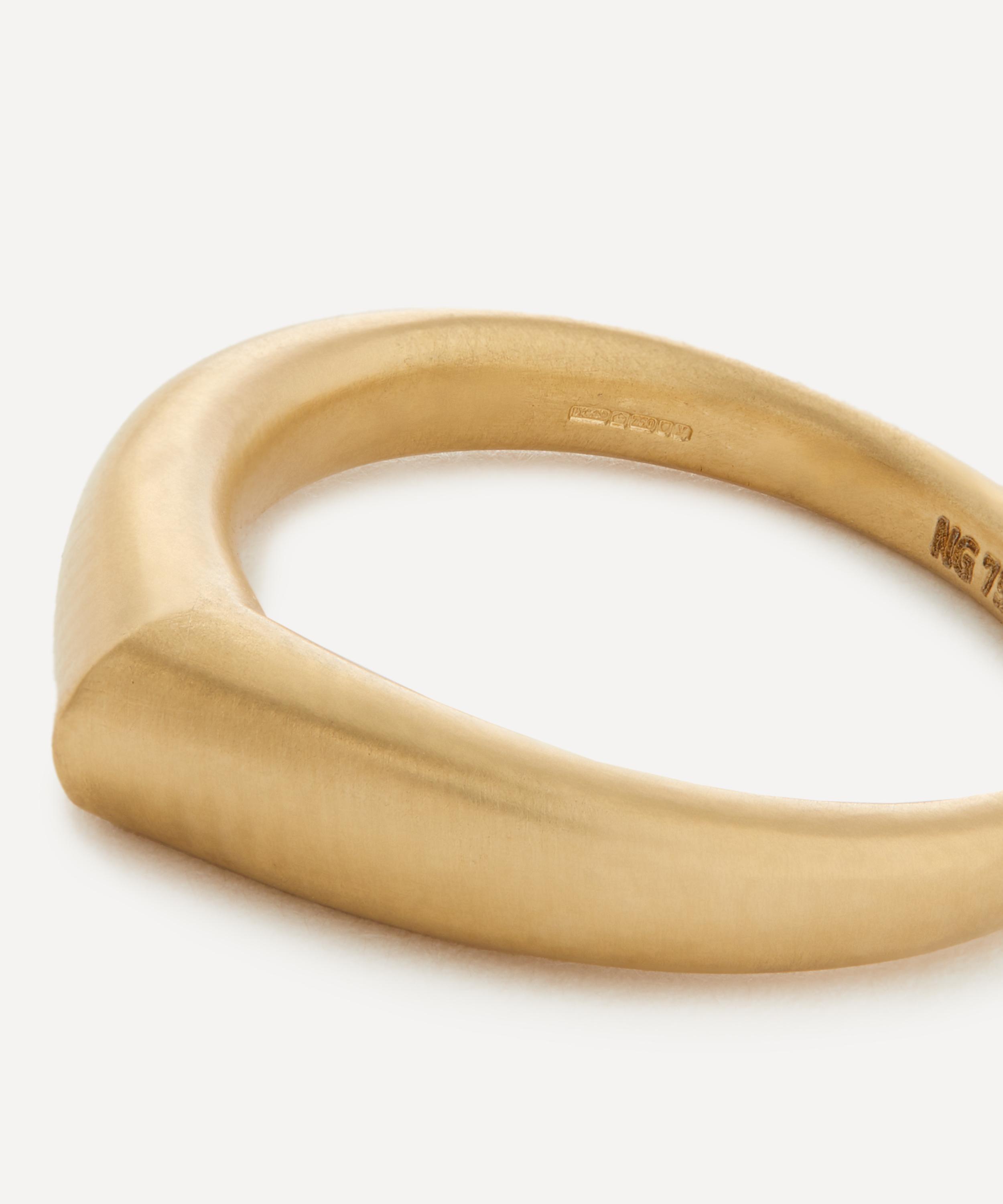 Nada Ghazal - 18ct Gold The Arch Pure Ring image number 