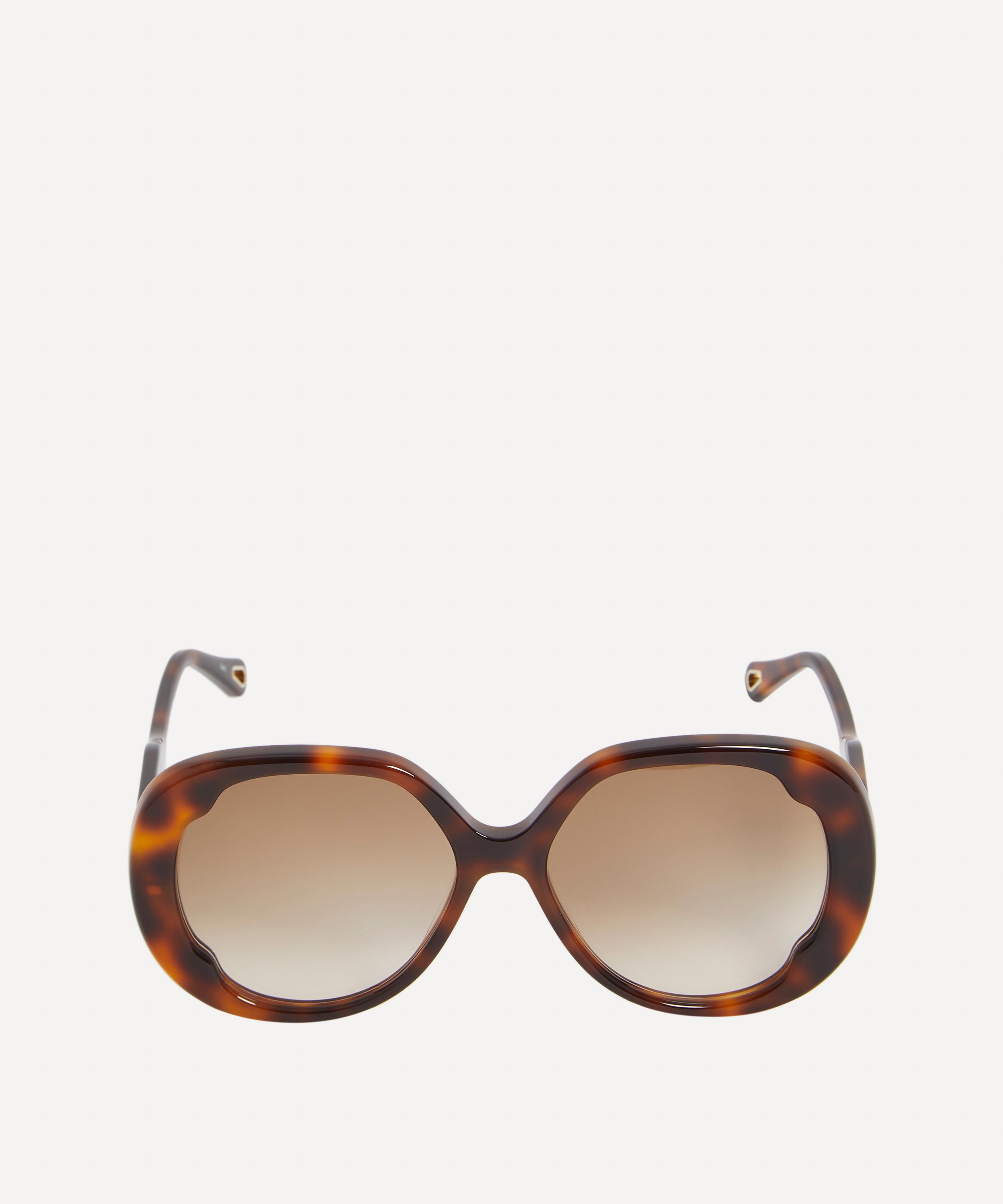 Chloe oversized best sale round sunglasses