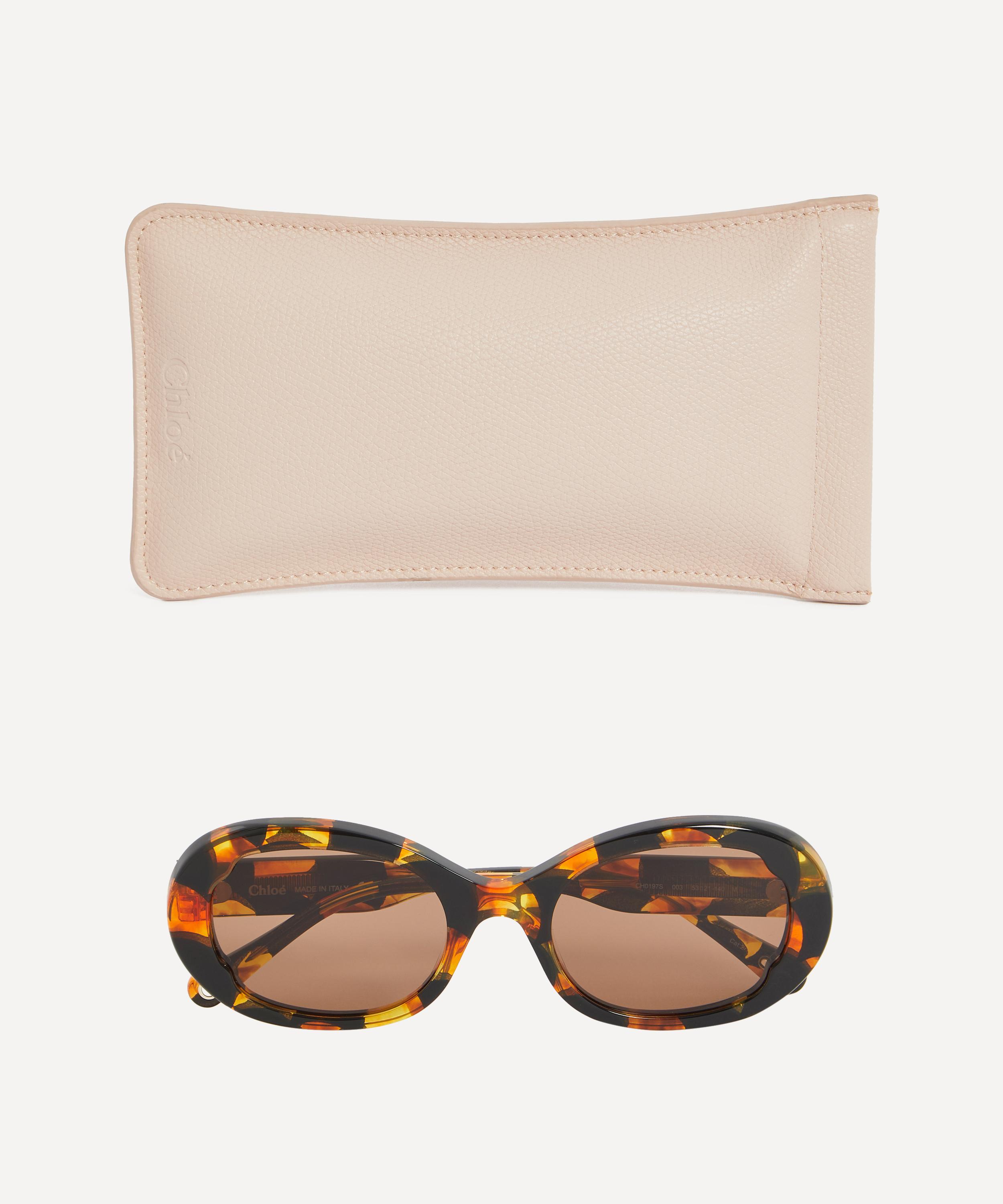 Chloe oval hot sale sunglasses