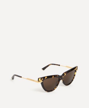 Bottega Veneta - Acetate Cat-Eye Sunglasses image number 2