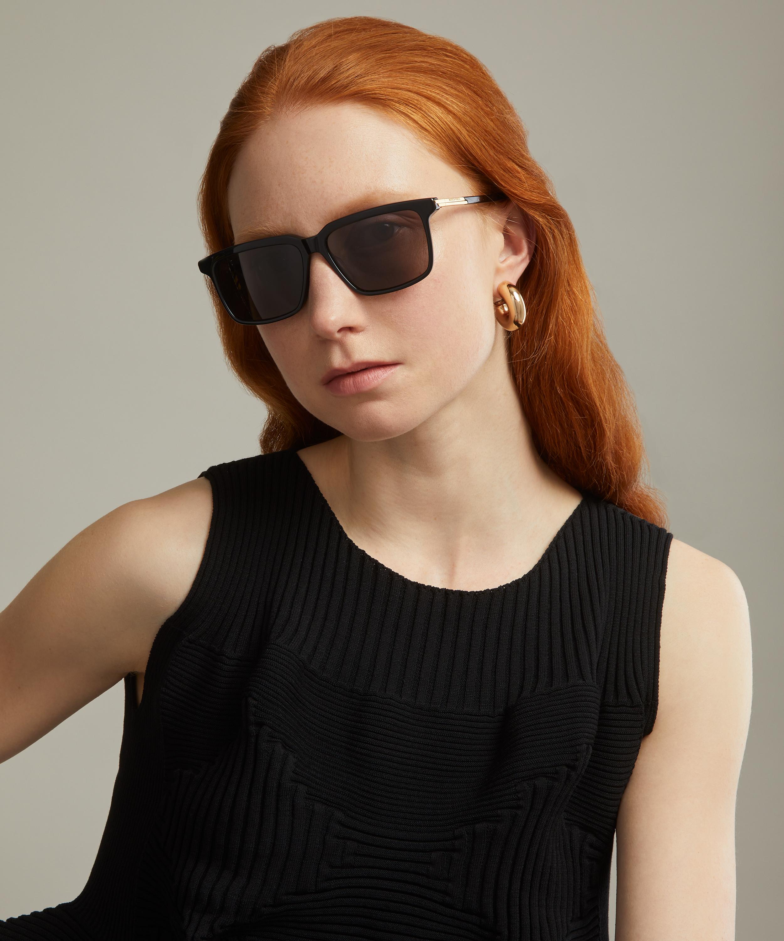 Bottega Veneta - Acetate Rectangular Sunglasses image number 1