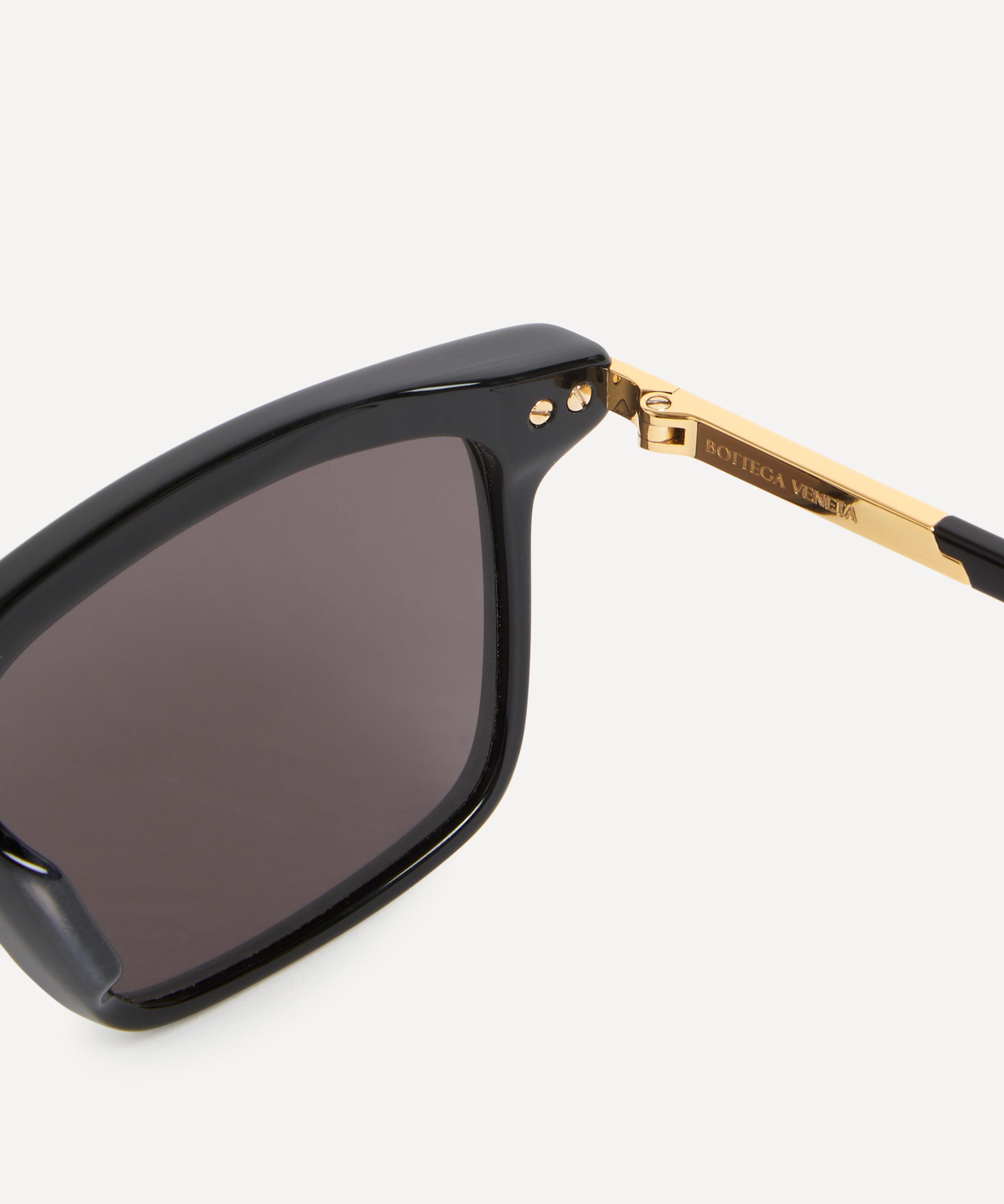 Bottega Veneta - Acetate Rectangular Sunglasses image number 3