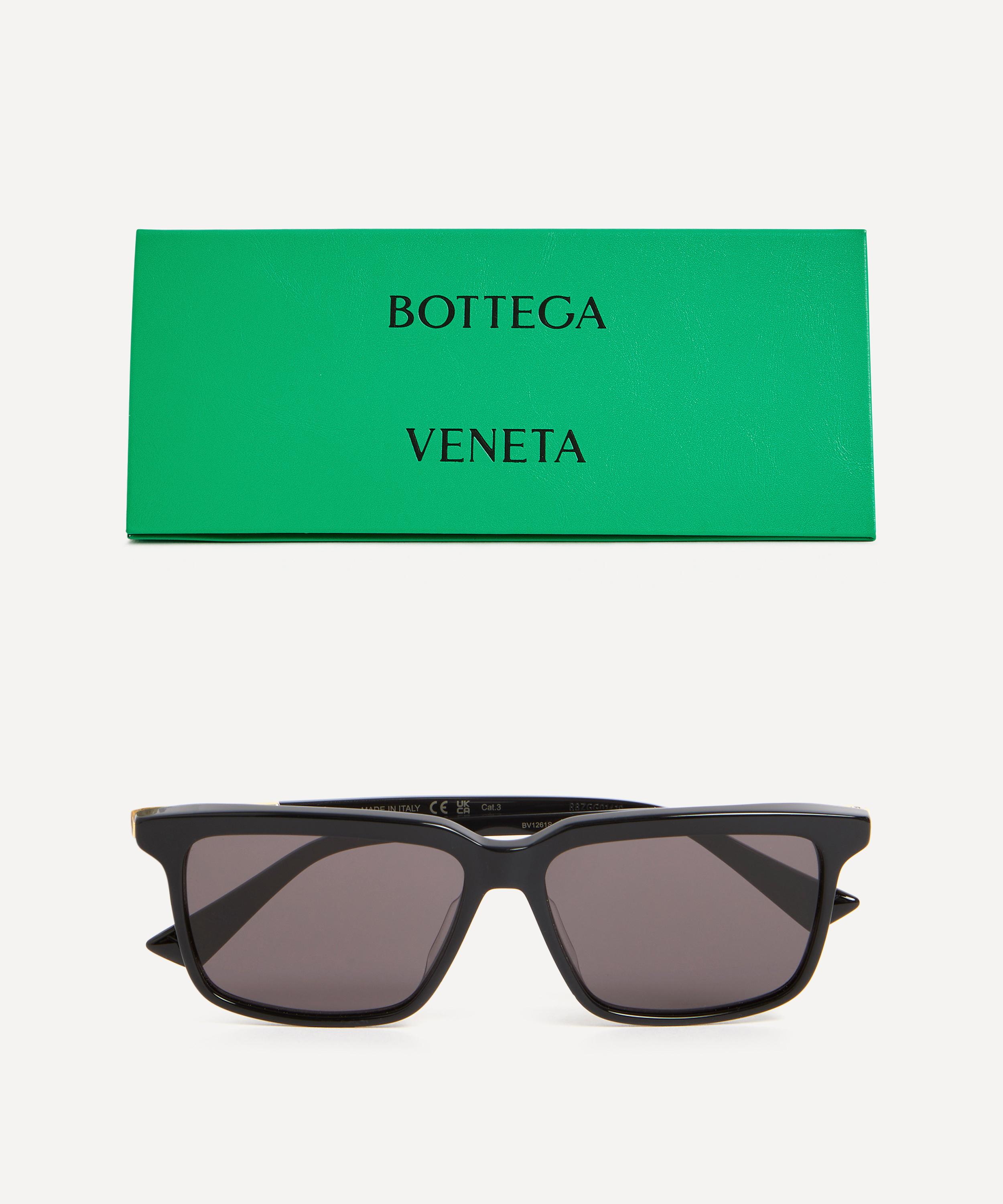 Bottega Veneta - Acetate Rectangular Sunglasses image number 4