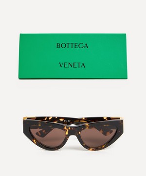 Bottega Veneta - Acetate Cat-Eye Sunglasses image number 3