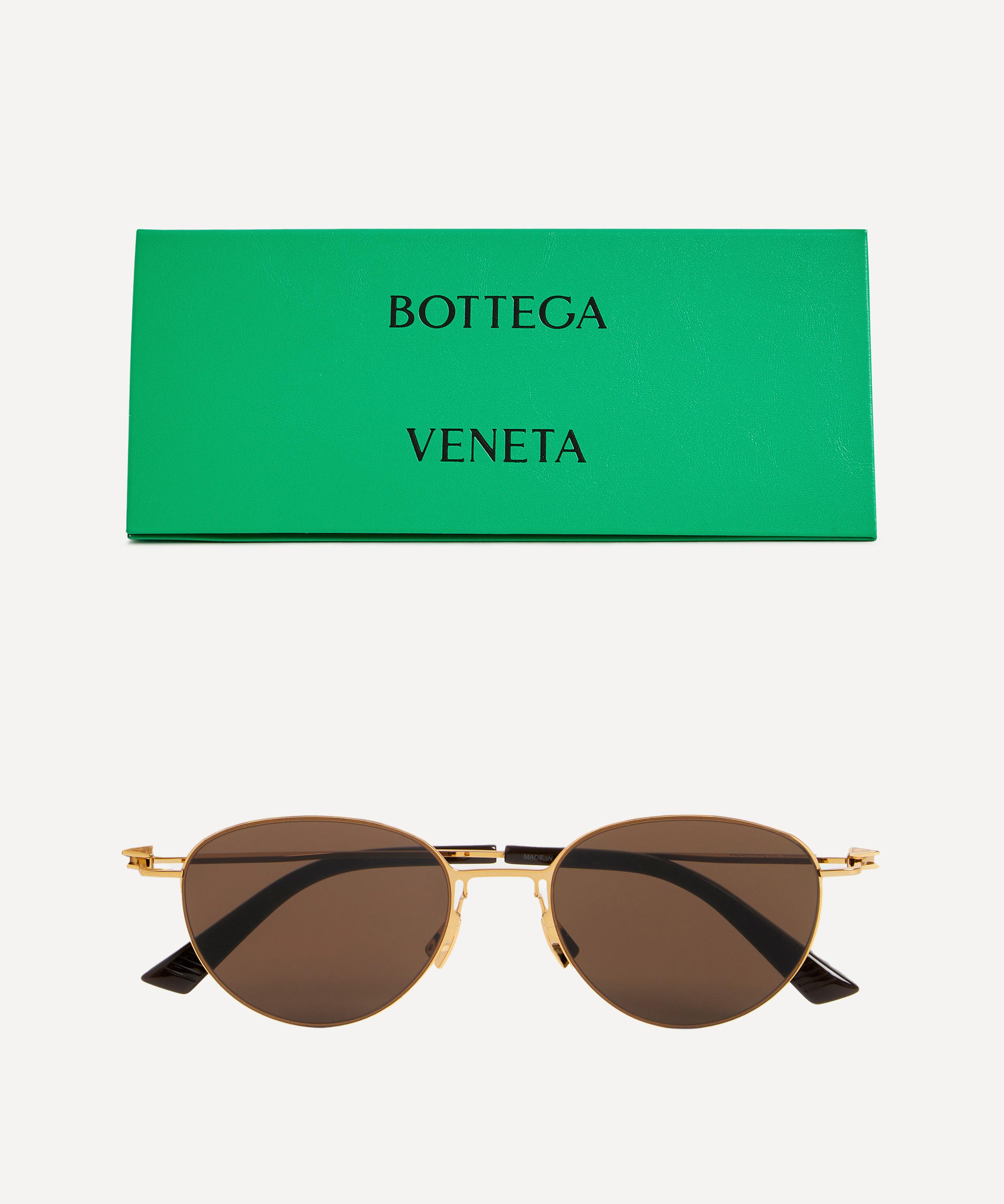Bottega Veneta - Metal Round Sunglasses image number 3