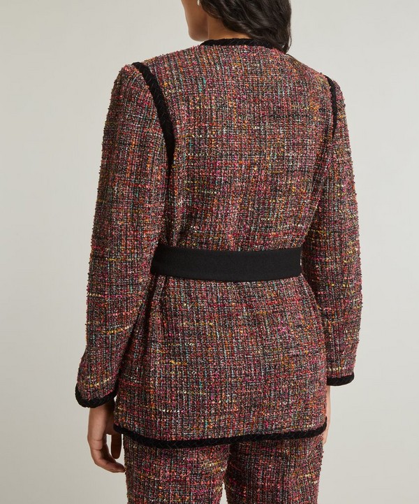 Saloni Haru Belted Tweed Jacket | Liberty