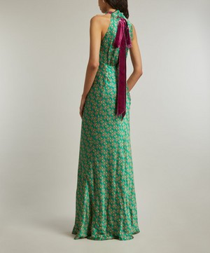 Saloni - Michelle Silk Dress image number 3