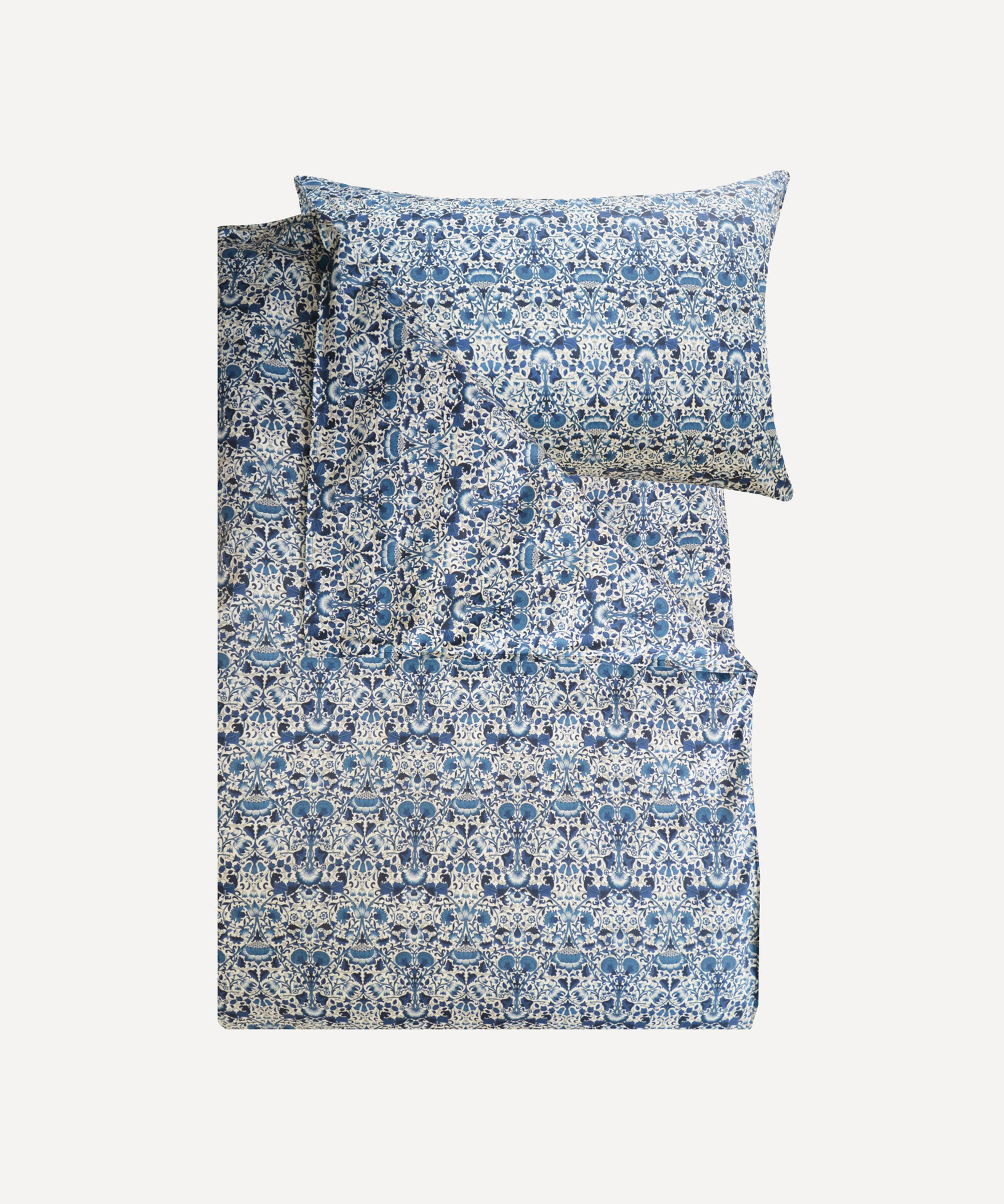 Coco & Wolf - Lodden Navy Single Duvet Cover Set image number 0