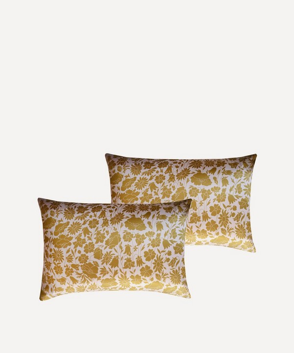 Coco & Wolf - Poppy Dawn Silk Pillowcases Set of Two image number null