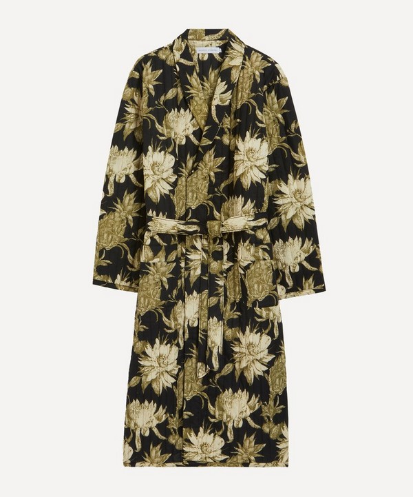 Desmond & Dempsey - Quilted Night Bloom Robe image number null