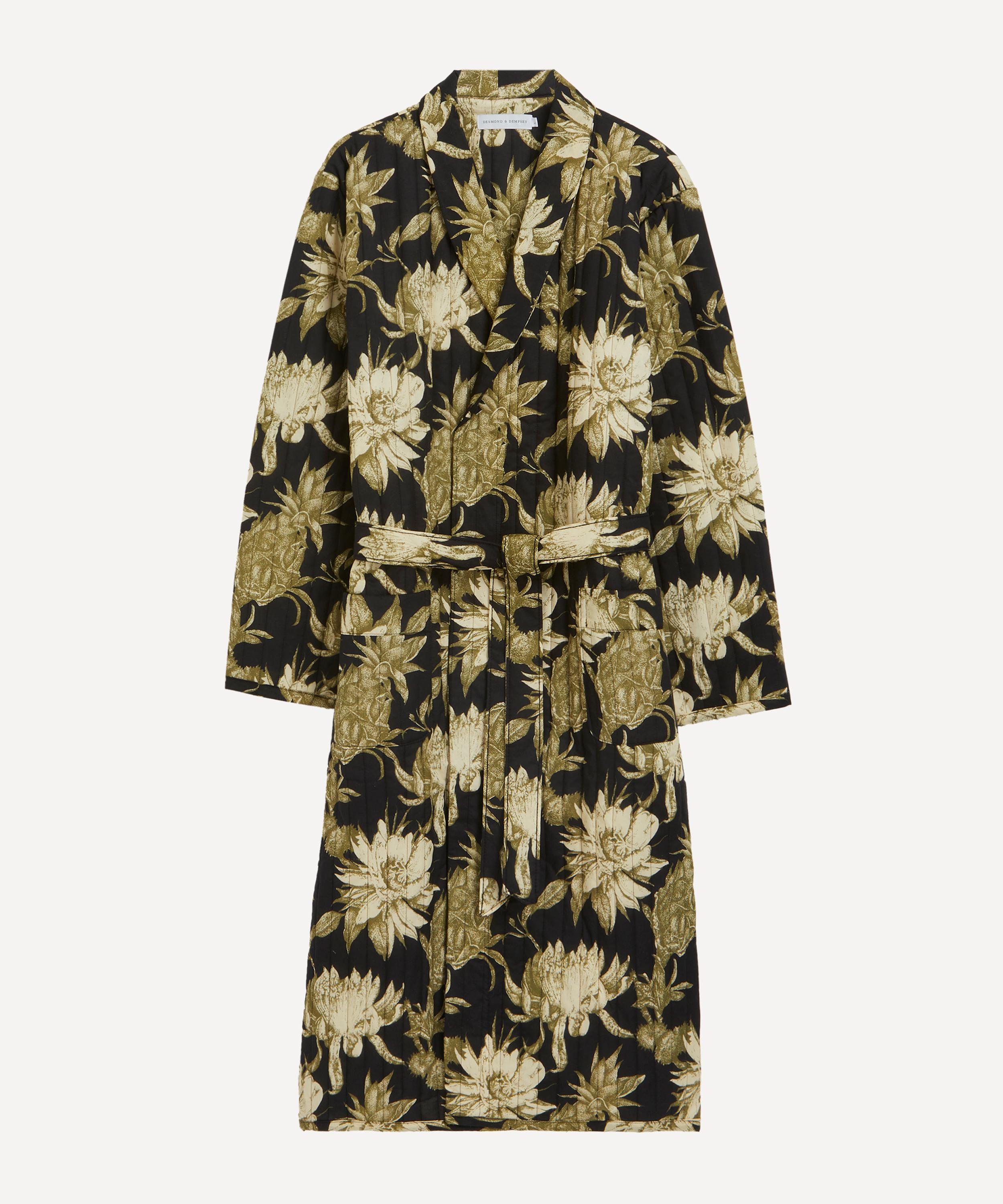 Desmond & Dempsey - Quilted Night Bloom Robe