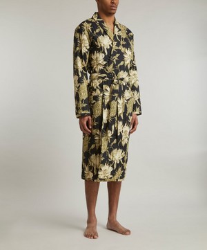 Desmond & Dempsey - Quilted Night Bloom Robe image number 2