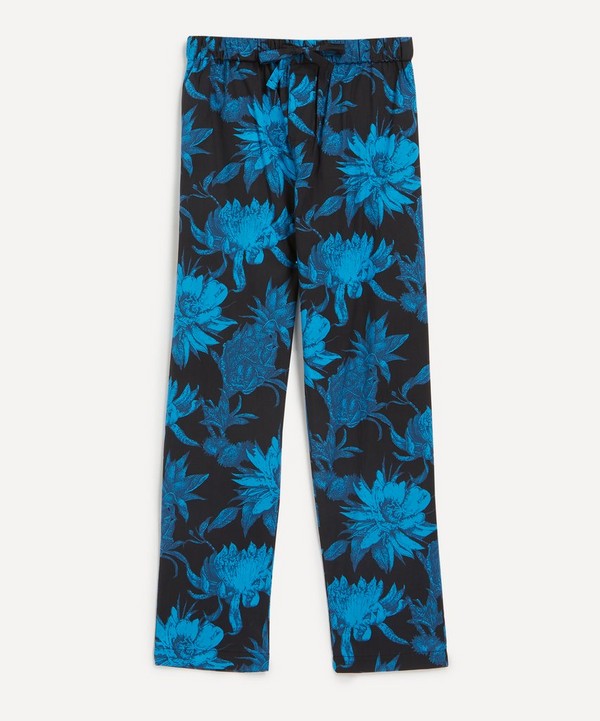 Desmond & Dempsey - Tapered Night Bloom Pyjama Trousers image number null