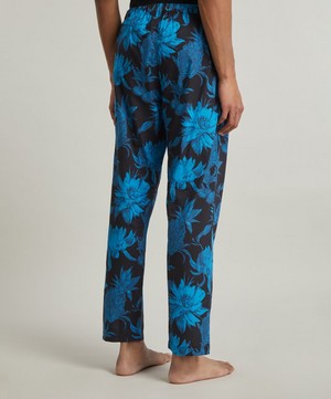 Desmond & Dempsey - Tapered Night Bloom Pyjama Trousers image number 3