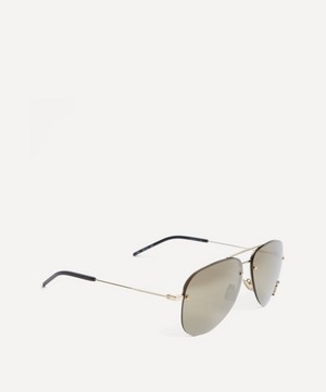 Saint Laurent - Aviator Metal Sunglasses image number 1