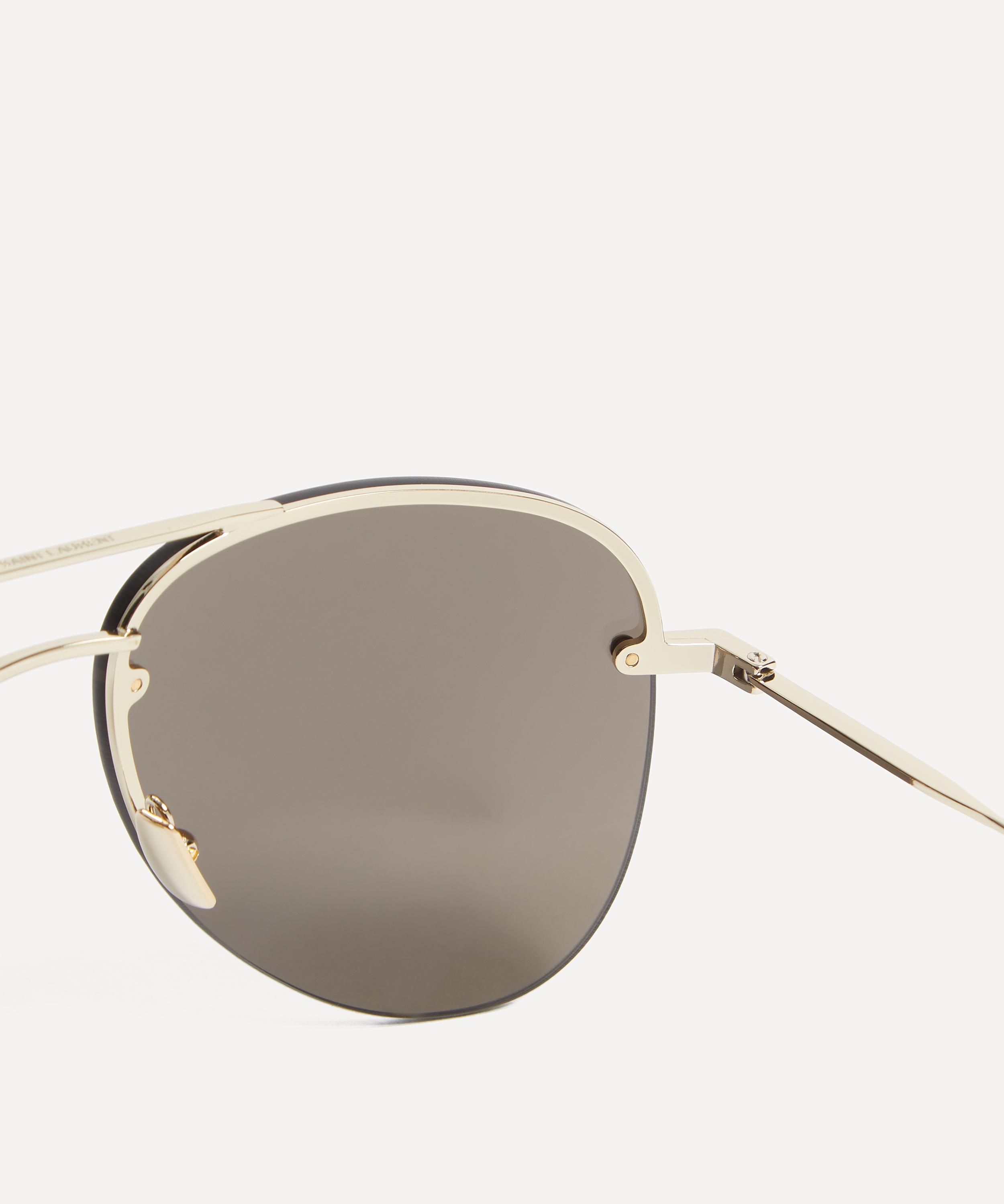 Saint Laurent - Aviator Metal Sunglasses image number 2