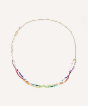 ANNI LU - 18ct Gold-Plated Tropicana Double Rainbow Necklace image number 0