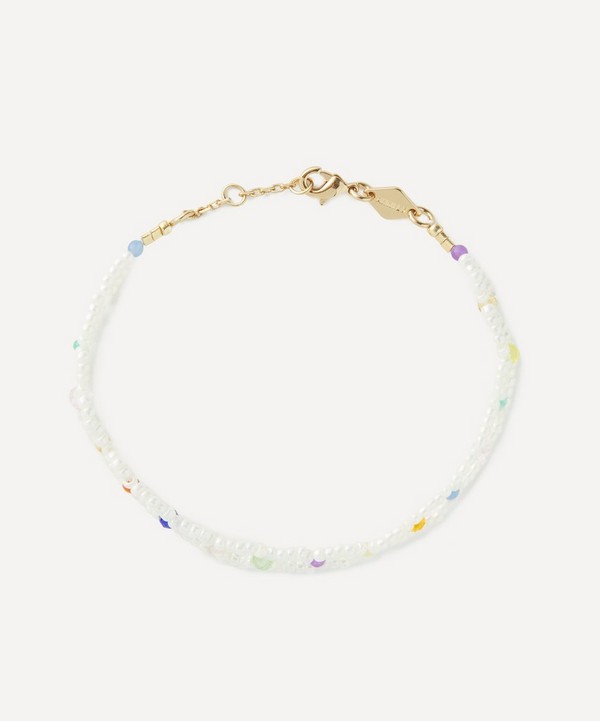 ANNI LU - 18ct Gold-Plated Tropicana White Nights Bracelet image number null