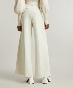 Max Mara - Zinnia Flared Jersey Trousers image number 3