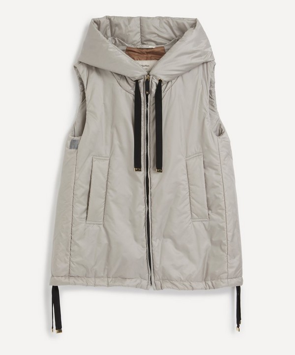 Max Mara - Cube Greengo Hooded Quilted Shell Vest image number null