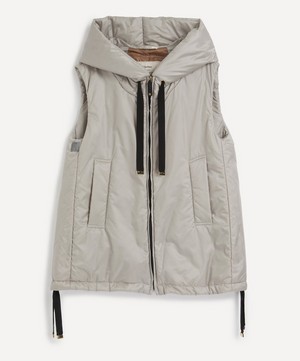 Max Mara - Cube Greengo Hooded Quilted Shell Vest image number 0