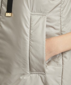 Max Mara - Cube Greengo Hooded Quilted Shell Vest image number 4