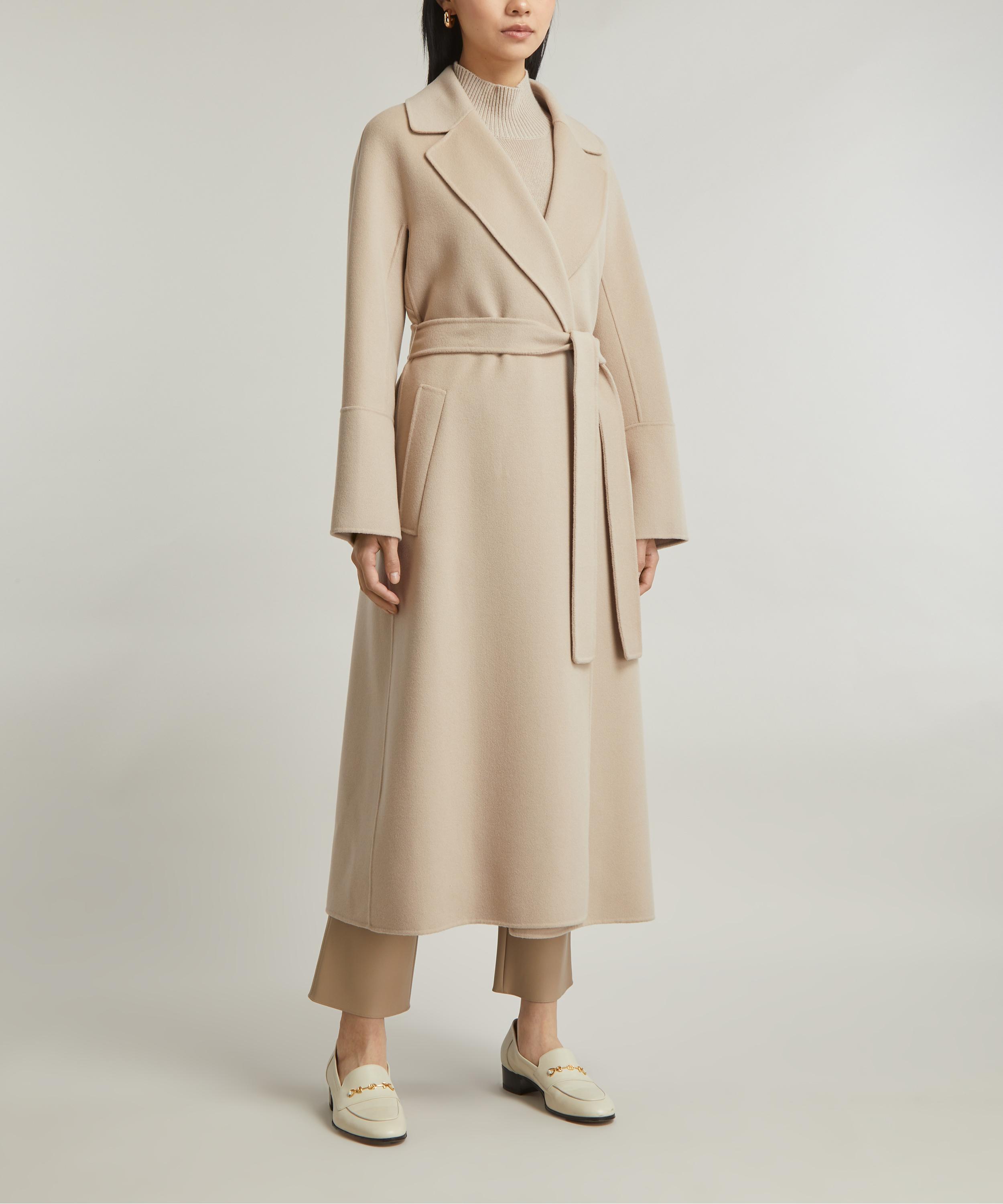 S Max Mara Elsa Belted Long Sleeved Coat Liberty