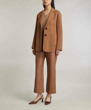 S Max Mara - Soprano Leather Trousers image number 1
